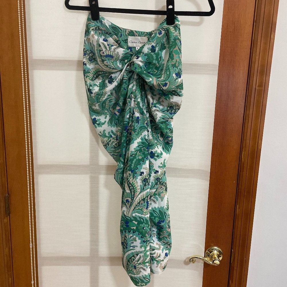 Cara Cara Patterned Knot Skirt (Size Small)